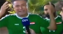 گریه های هوادار عراقی بعد از شکست مقابل تیم ملی ایران