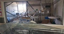 قابی ماندگار از خودگذشتگی پرستار حین شنیدن صدای انفجار