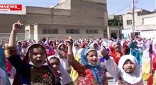 هم‌خوانی زیبای ‌"سلام فرمانده" ‌کودکان دهه‌نودی ‌ملّیت‌های مختلف در اصفهان