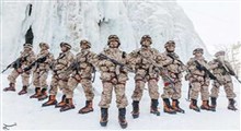 یگان‌های ویژه سپاه در حال رزم در برف!