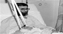 لحظه انتقال حضرت آیت‌الله خامنه‌ای پس از ترور به بیمارستان