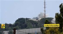 لحظه هدف قرار دادن صهیونیست‌ها توسط راکت‌های حزب‌الله