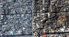 غزه؛ قبل و بعد از حمله اسرائیل