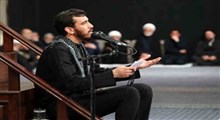 نوحه خوانی مهدی رسولی در فراق رهبر شهید در حسینیه معلی
