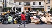 غرق شدن پاریس در زباله!