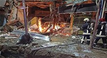 ۴ نفر در انفجار مهیب در پارک وی تهران کاملا سوختند!