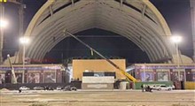 اولین تصاویر از جایگاه پیکر آقای شهید ایران در مصلی تهران
