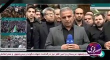 ازدحام جمعیت در مصلی تبریز برای وداع با پیکر شهدا