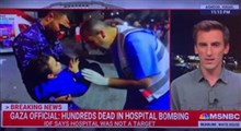 گزارش خبرنگار آمریکایی از حادثه هولناک بمباران بیمارستان غزه