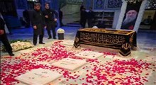 شعرخوانی میثم مطیعی در مراسم بزرگداشت رهبر شهید