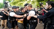 صحنه های خشونت بار پلیس آمریکا!