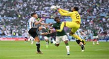 کاپیتان عربستان در بازی آرژانتین شبیه بیرانوند مصدوم شد!