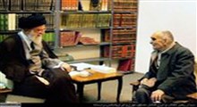 ماجرای دیدار مرحوم ایرج افشار با رهبر انقلاب در کتابخانۀ شخصی ایشان