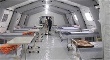 گزارش شبکه ترکیه‌ای از بیمارستان صحرایی ارتش ایران