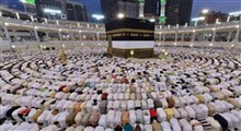 صفوف فشرده نماز در مسجدالحرام