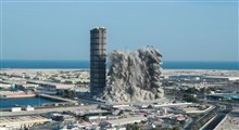 تخریب برجی در ابوظبی در کمتر از 10 ثانیه