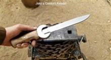 ساخت یک چاقوی زیبا با استفاده از پیچ لنگر!