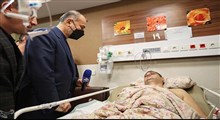 امیرعبداللهیان از مجروحان حادثه سفارت جمهوری آذربایجان عیادت کرد!