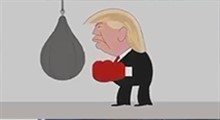 انیمیشن تلاش های بیهوده یک ترامپ دیوانه!