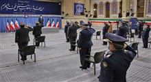 پخش سرود جمهوری اسلامی در دیدار فرماندهان نیروی‌هوایی ارتش با رهبرانقلاب