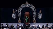 روضه‌خوانی آقای بنی‌فاطمه در دومین شب مراسم عزاداری در حسینیه امام خمینی