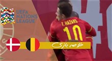 خلاصه بازی بلژیک 4-2 دانمارک