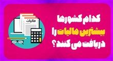 کدام کشورها بیشترین مالیات را دریافت می کنند؟