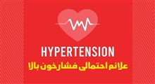 علائم احتمالی فشار خون بالا چیست؟ | موشن گرافیک