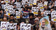 گوشه‌هایی از راهپیمایی مردم تهران در روز جمعه