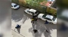 دعوا و کتک‌کاری چند دختر جوان در خیابان
