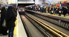 تصاویر تازه ازتوقف حرکت مترو تهران در خط ۴