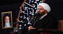 سخنرانی حجت الاسلام حاج علی اکبری در دومین شب مراسم عزاداری در حسینیه امام خمینی
