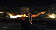 پرتاب بطری های آتشزا به سمت خودروهای نظامیان صهیونیست