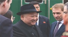 اولین تصاویر استقبال از رهبر کره شمالی در روسیه