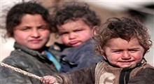 کمک نیرو‌های ایرانی به کودکان گرسنه سوری!