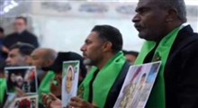 حضور مهمانان ویژه در مراسم غبارروبی ضریح امام رضا(ع)