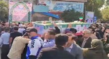 تشییع پیکر ۲ شهید مدافع امنیت در ساری