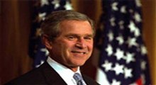 جرج بوش و ادعای برقراری دموکراسی در عراق!