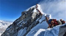 مرد نابینای چینی به قله اورست صعود کرد!