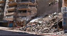 ویدیوی فرو ریختن ساختمان ۱۳ طبقه در مصر