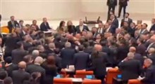 زد و خورد در مجلس ترکیه