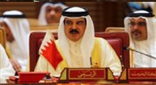 چرت زدن پادشاه بحرین هم‌زمان با سخنرانی پاپ