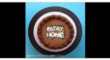 کیک | تزیین کیک درخانه بمان