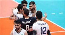 خلاصه دیدار والیبال ایران 3-1 قطر