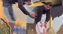 گوشه‌ای از عمق ارادت ملت عراق به آقای شهید