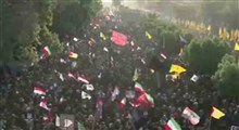 حضور حماسی اهالی عراق در تشییع آقای شهید ایران در نجف