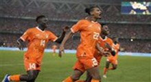 شادی تیم ساحل عاج پس از قهرمانی در آفریقا