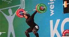 بلند کردن وزنه ۱۰۰ کیلوگرمی توسط سیده الهام حسینی در یکضرب و کسب مدال طلای بازی‌های کشورهای اسلامی