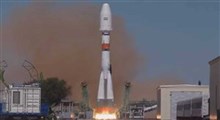 لحظه پرتاب ماهواره ایرانی "خیام" به فضا