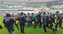 فوتبال ترکیه میدان جنگ شد